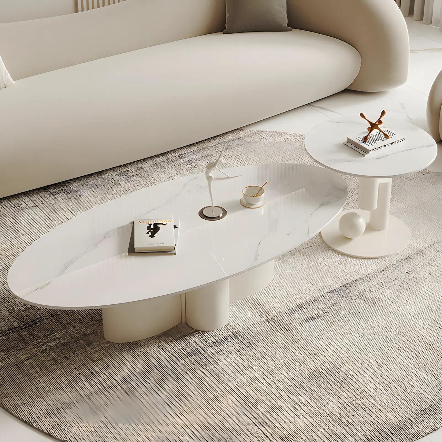 Roccia Oval Coffee Table