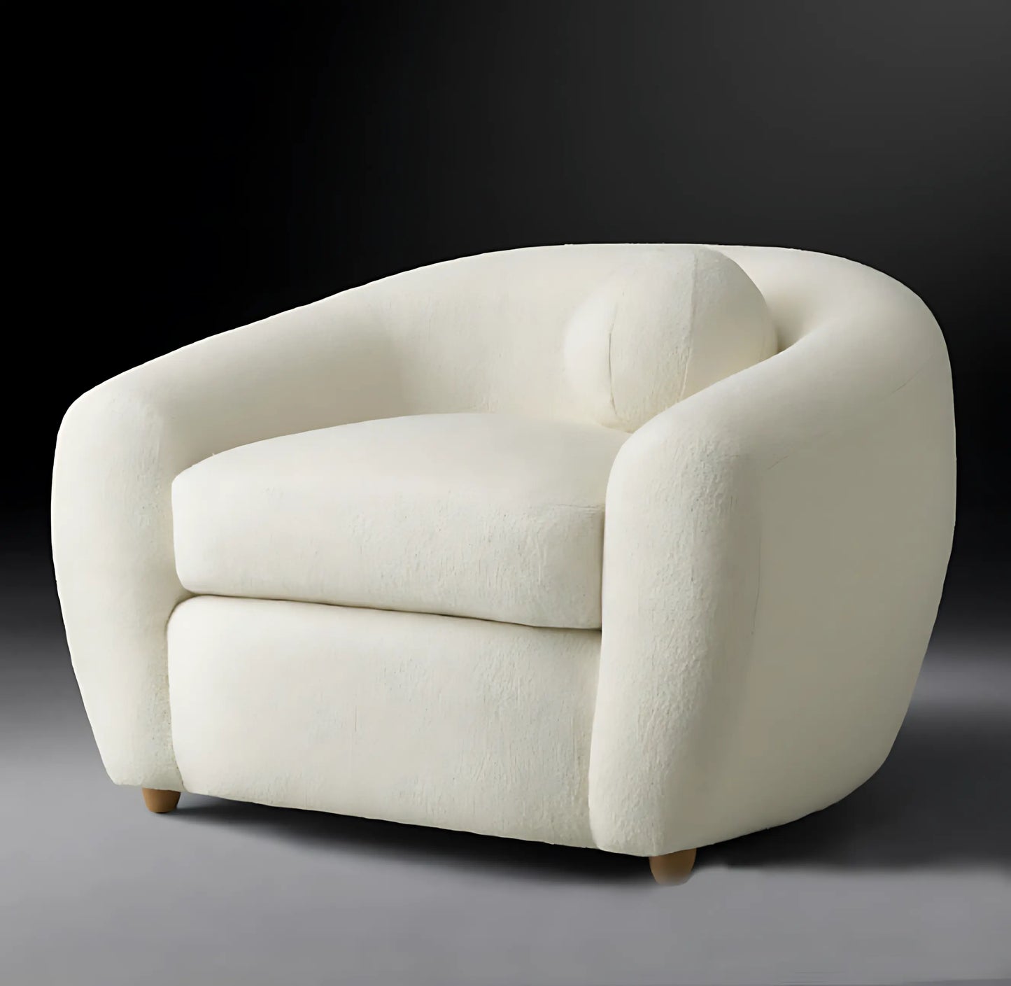 Modern Design Solid Wood Frame Comfortable Upholstered Sofa Chair