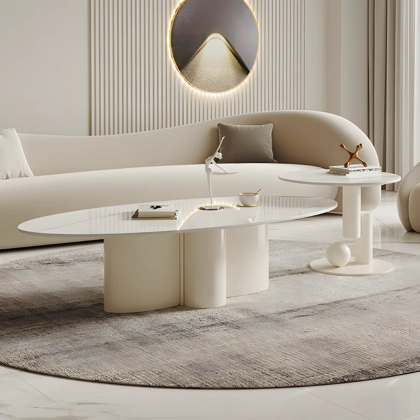 Roccia Oval Coffee Table