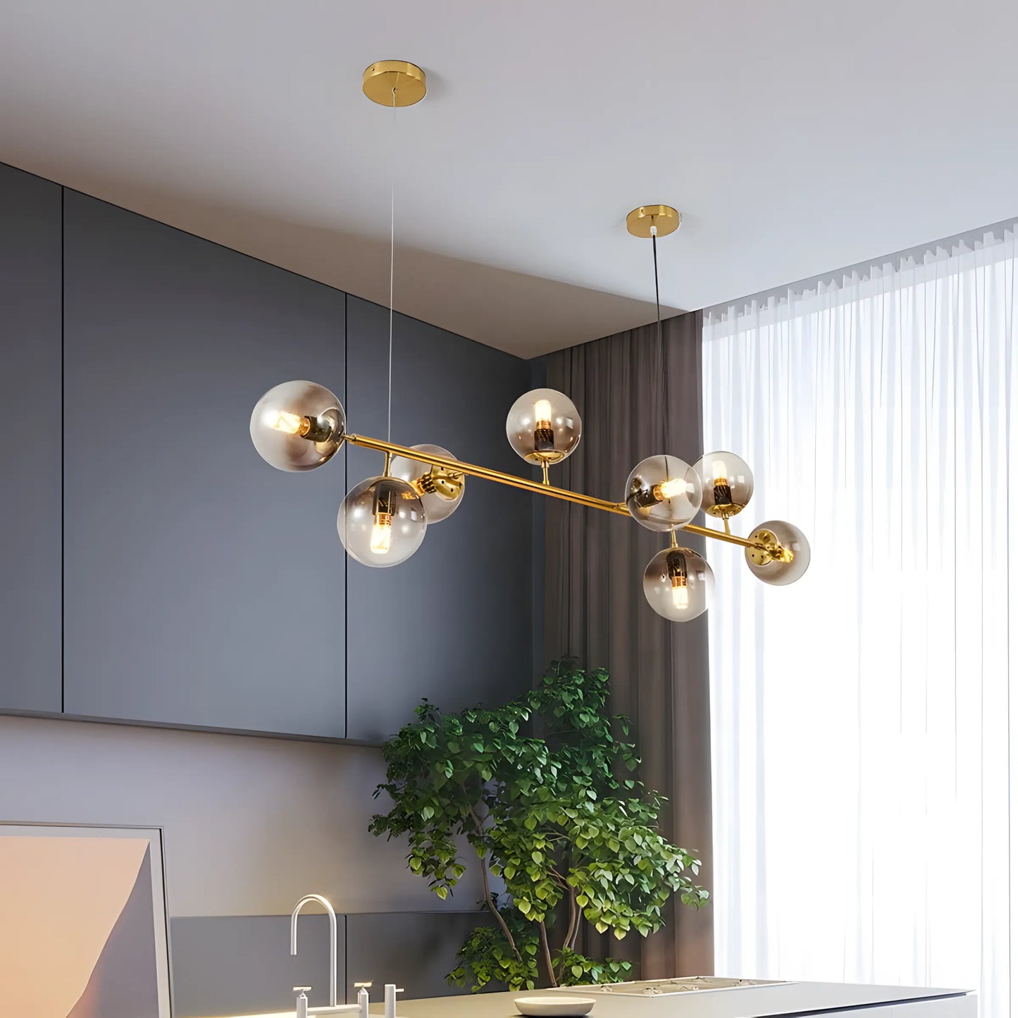 Nordic Modern Ball Chandelier