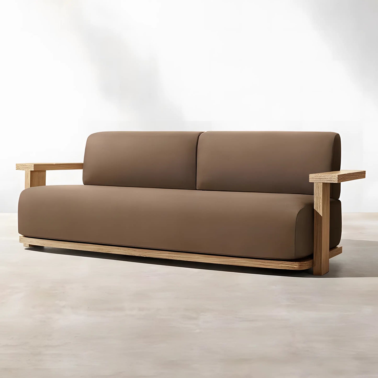 Outdoor Sofa Garden Open Garden Solid Wood Sofa
