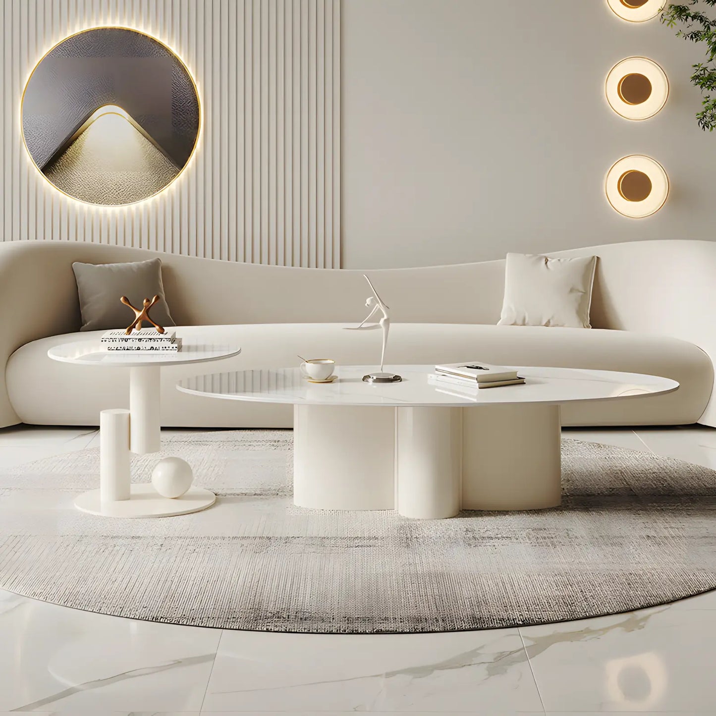 Roccia Oval Coffee Table