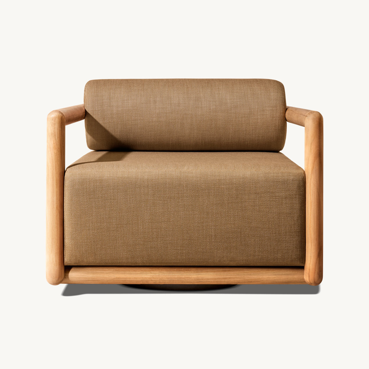 Auren Teak Swivel Lounge Chair