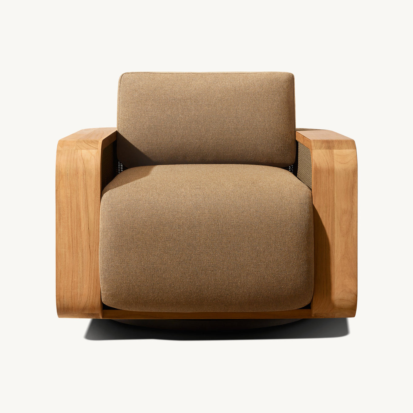 Myral Teak Swivel Lounge Chair