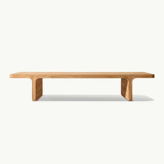Myral Teak Rectangular Coffee Table