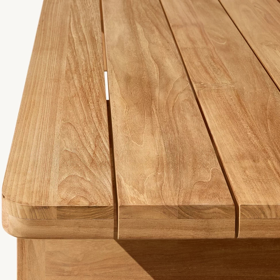 Myral Teak Rectangular Coffee Table