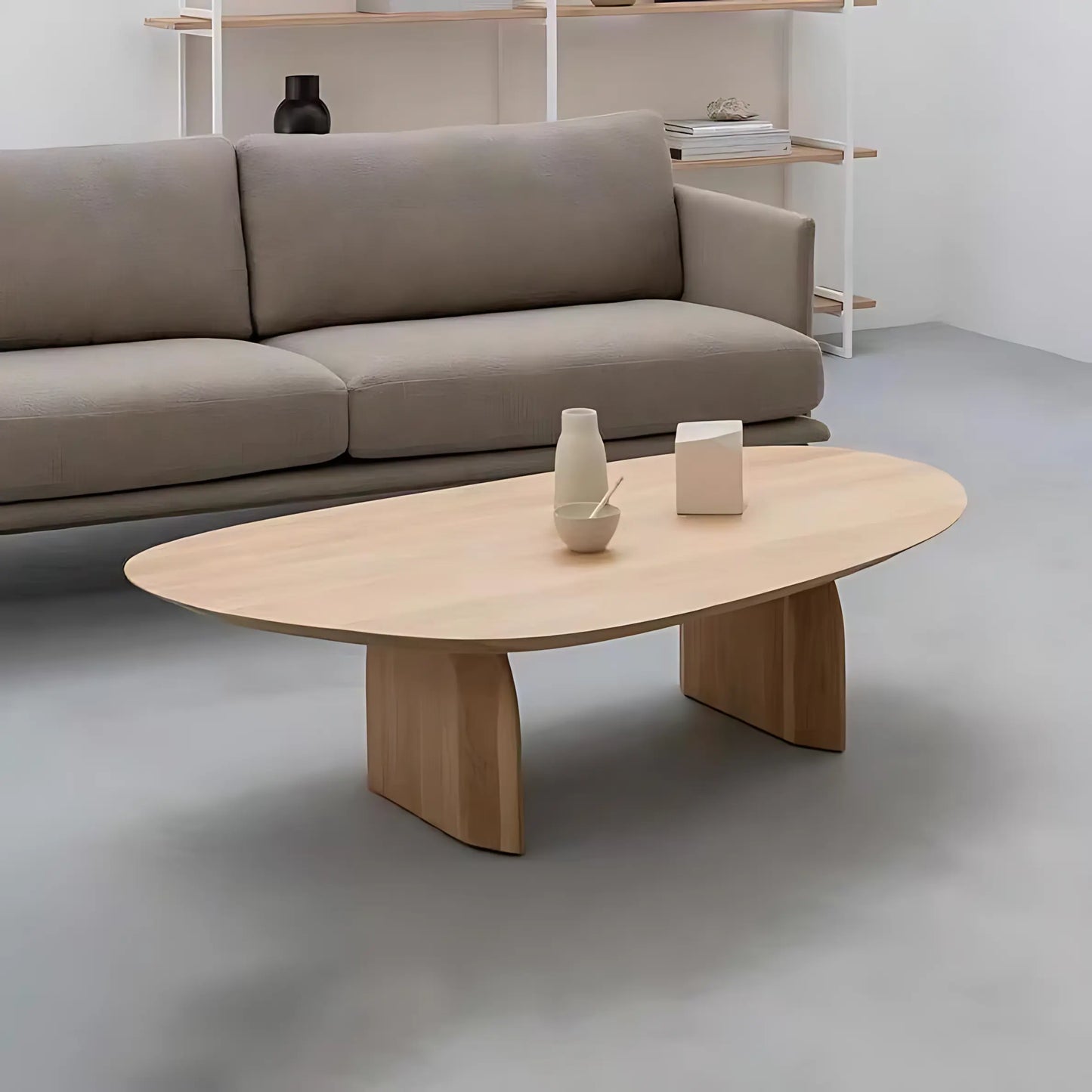 New Style Attractive Shape Solid Wood Coffee Table