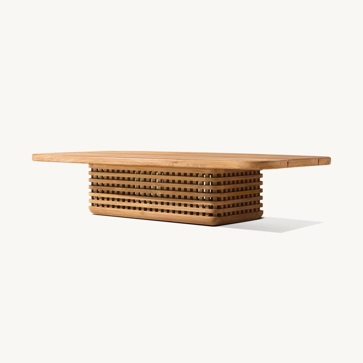 Zyric Teak Rectangular Coffee Table