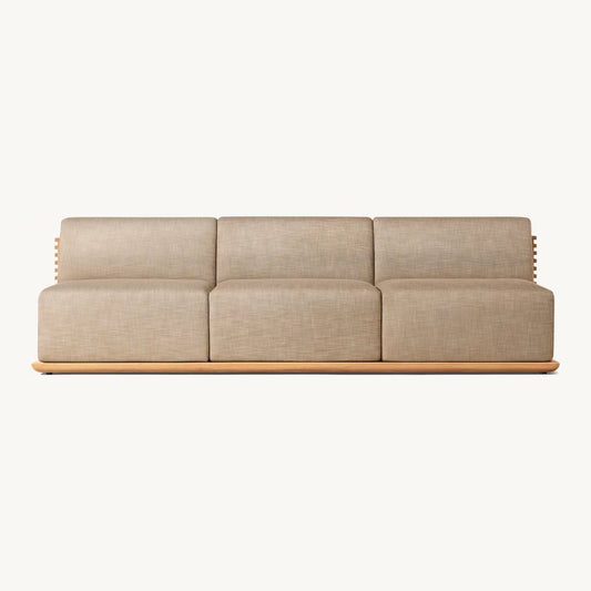 Zyric 4-Seater Teak Sofa