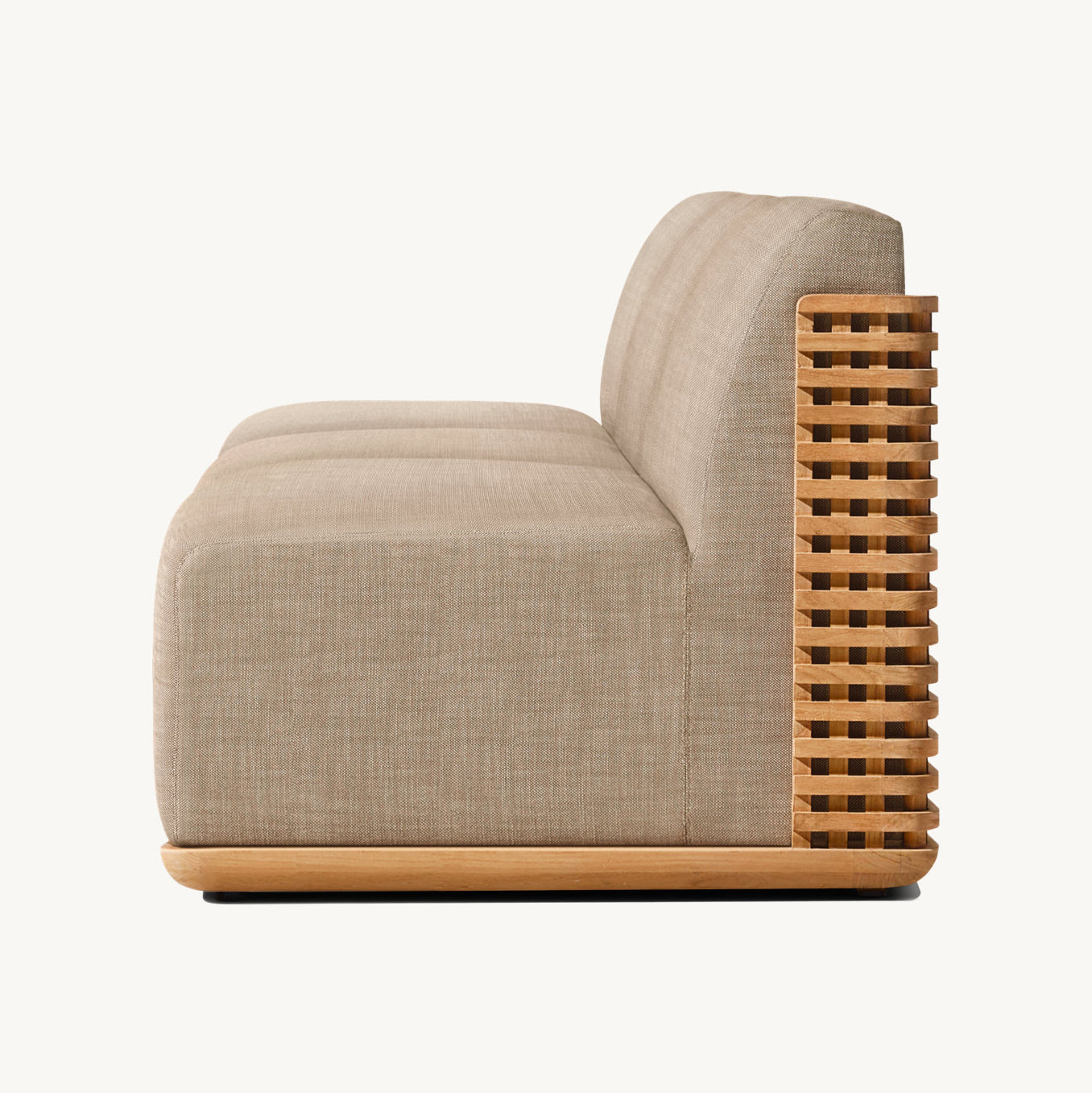 Zyric 4-Seater Teak Sofa