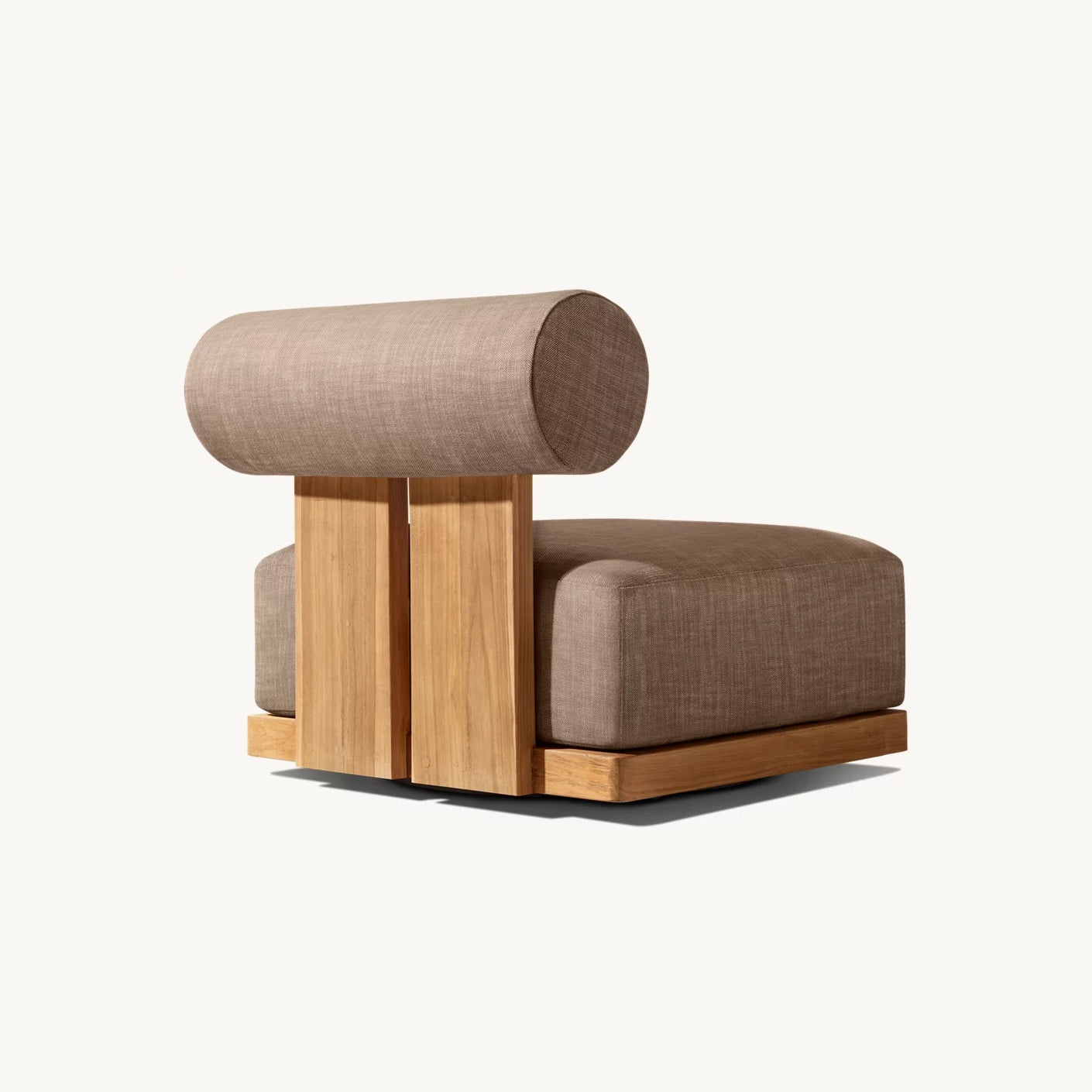 Ovelle Swivel Teak Chair
