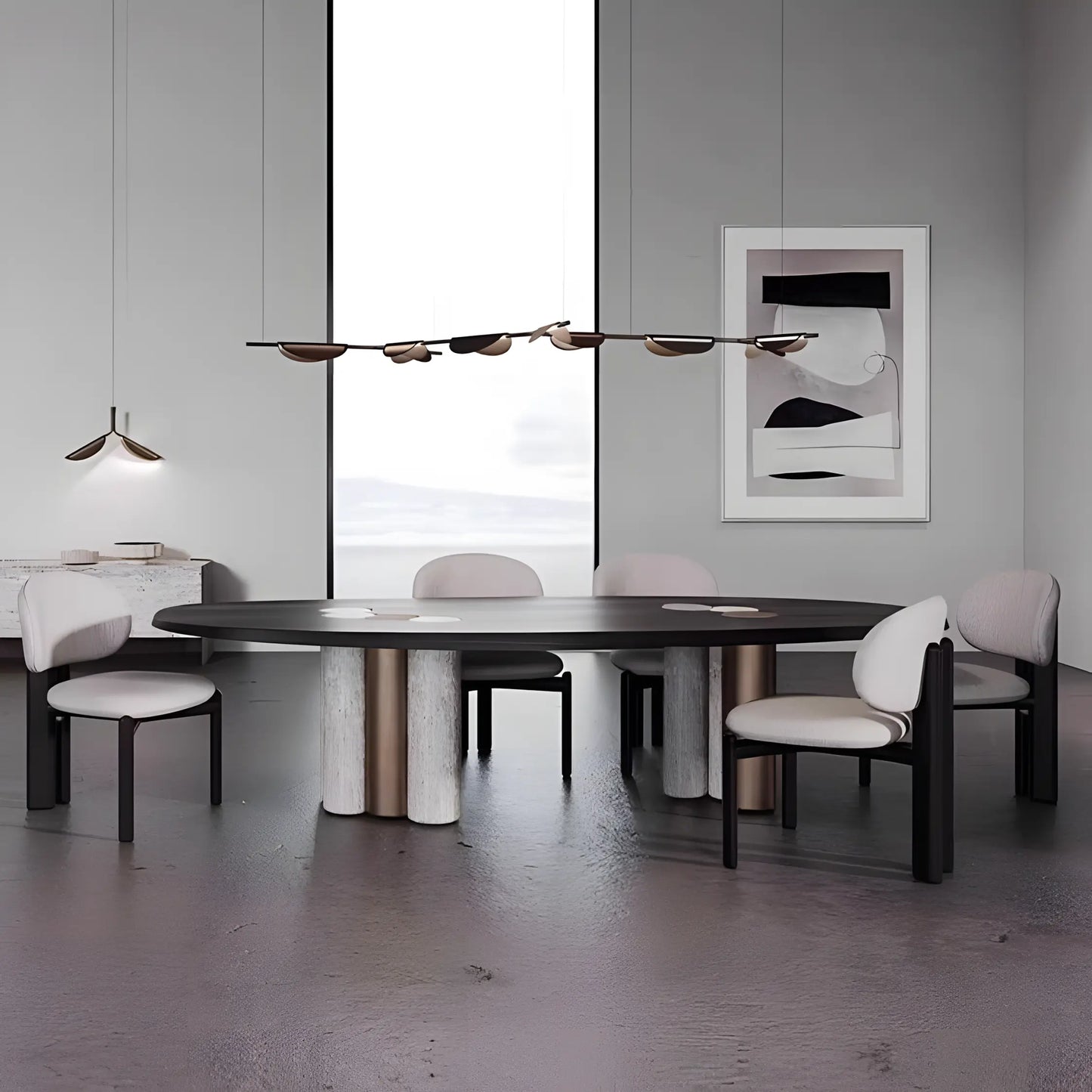 Nordic Solid Wood Dining Chair Modern Simple Home