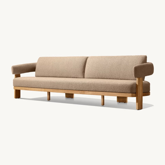 Kavien 3-Seater Teak Sofa