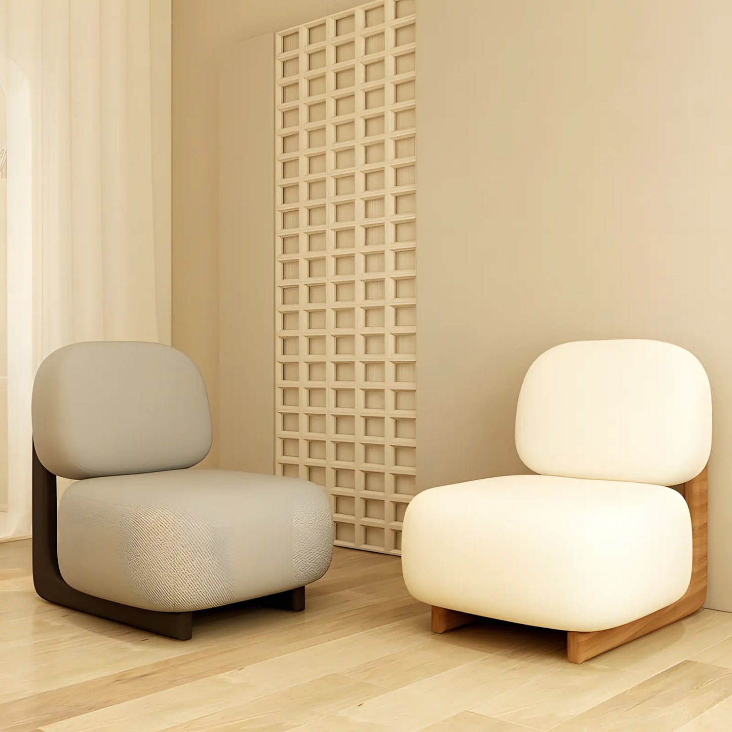 Wabi-sabi Bedroom Lazy Sofa Chair