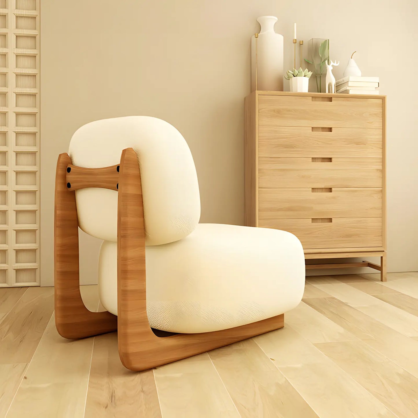 Wabi-sabi Bedroom Lazy Sofa Chair