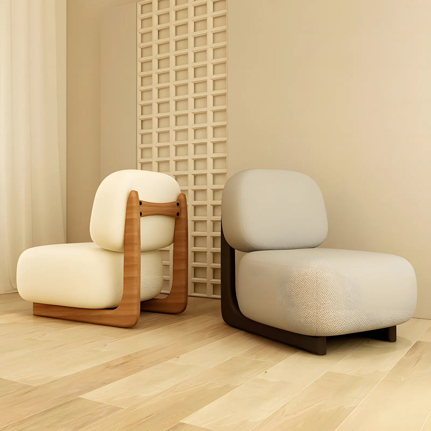 Wabi-sabi Bedroom Lazy Sofa Chair