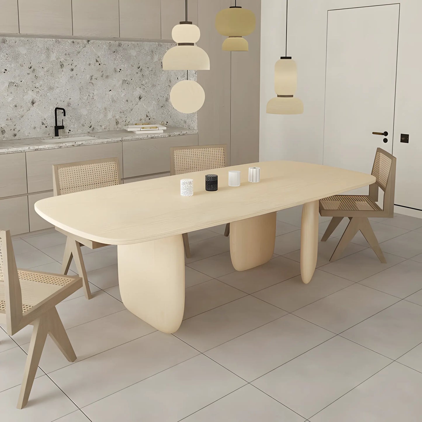 Nordic Solid Wood Dining Table