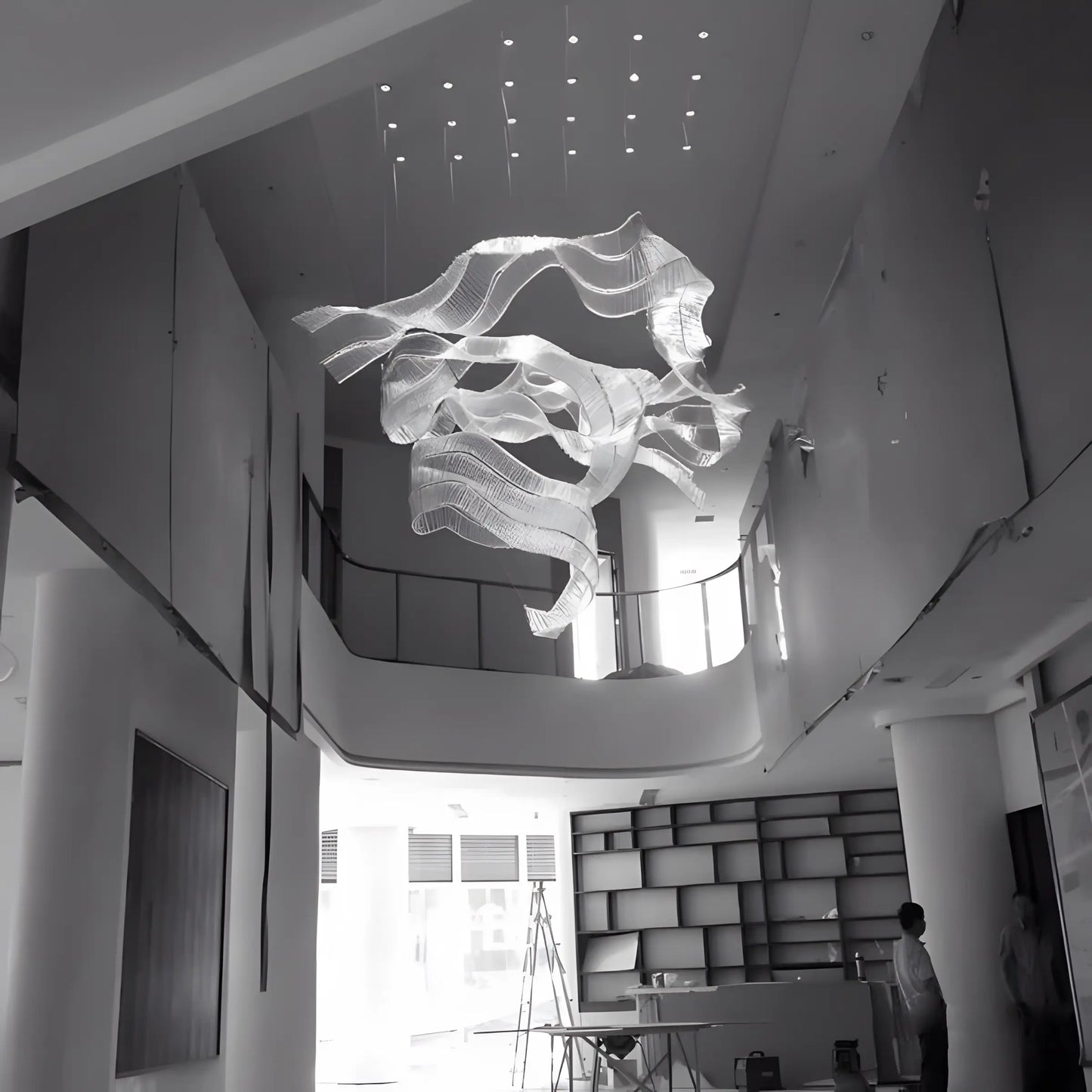 Custom Design Modern Large Hotel Project Big Ceiling Chandelier Lights
