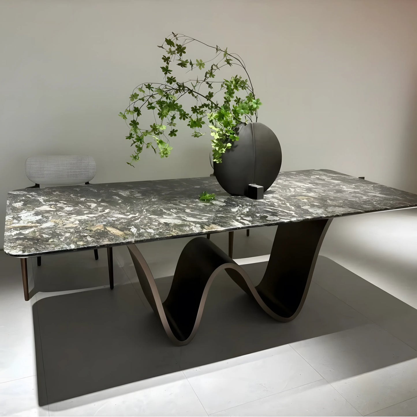 Italian Minimalist Luxury Stone Marble Table