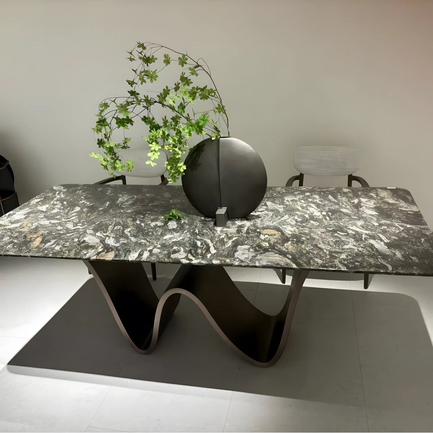Italian Minimalist Luxury Stone Marble Table