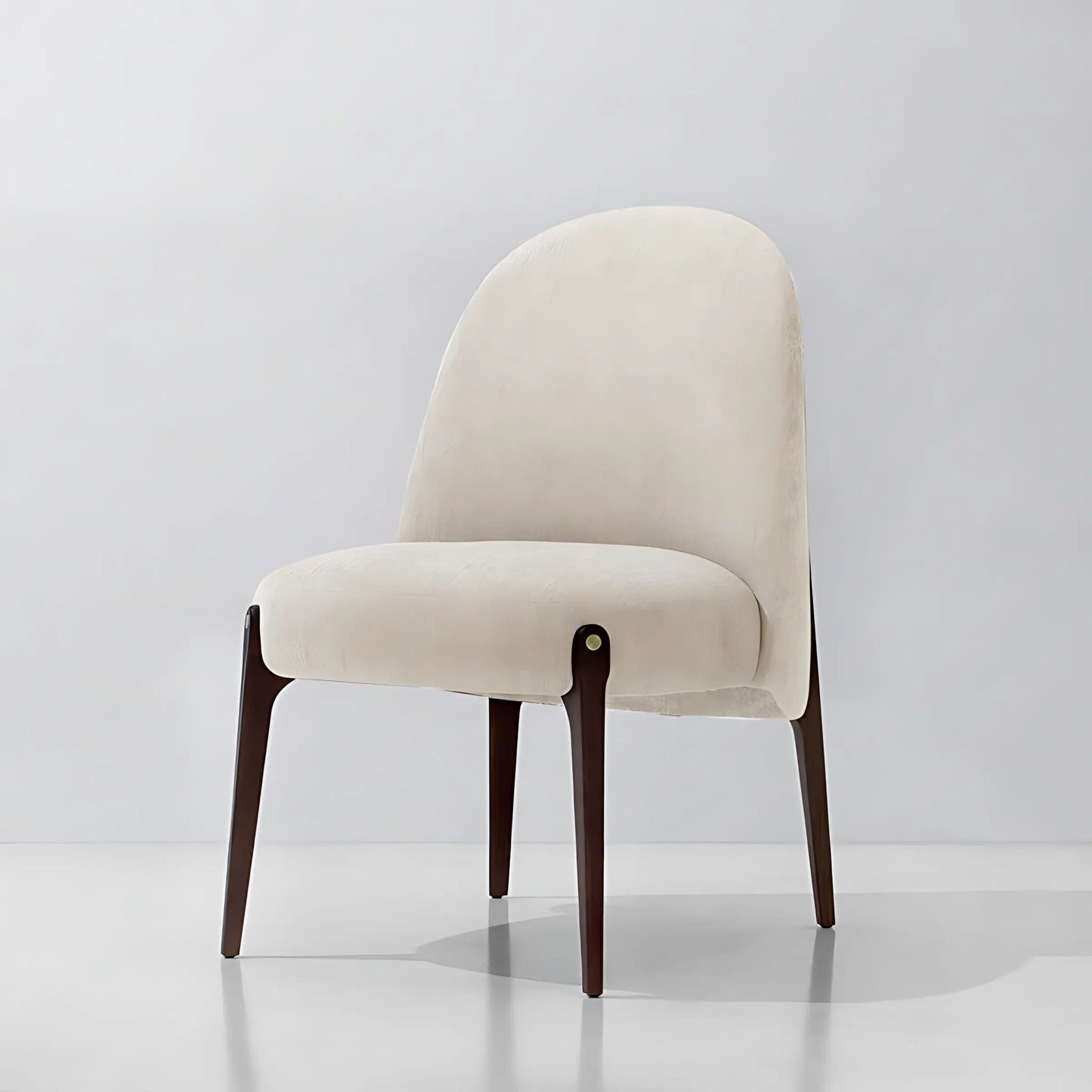 Classical Design Wooden Frame Customizable Fabric Kitchen Furniture Dining Chair