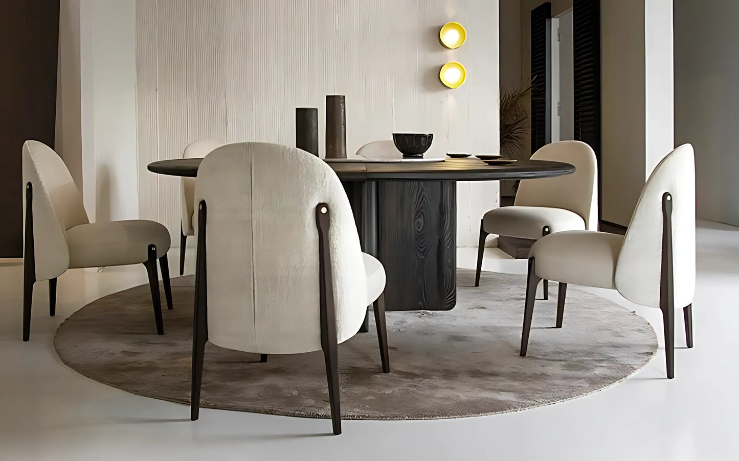 Classical Design Wooden Frame Customizable Fabric Kitchen Furniture Dining Chair