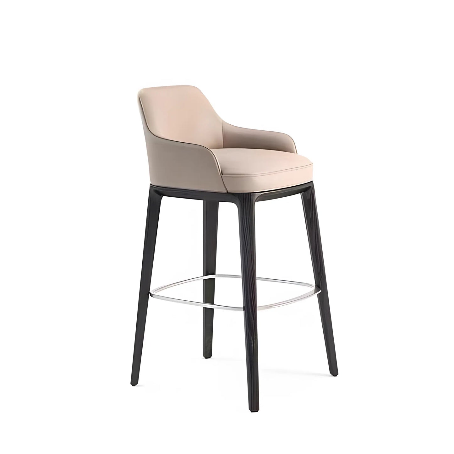Nordic Solid Wood bar High Chair