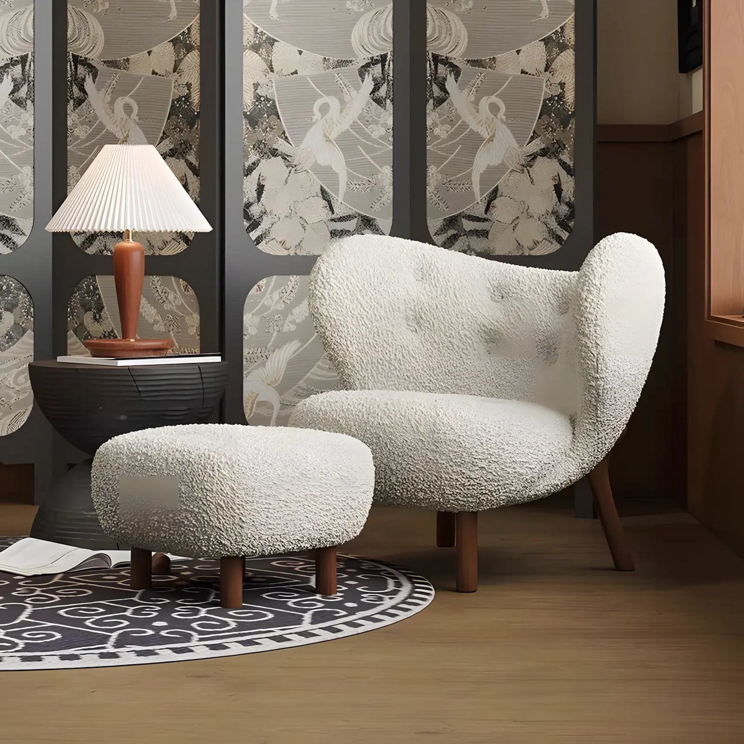 Small Hibiscus Designer Small Petra Single Sofa Chair