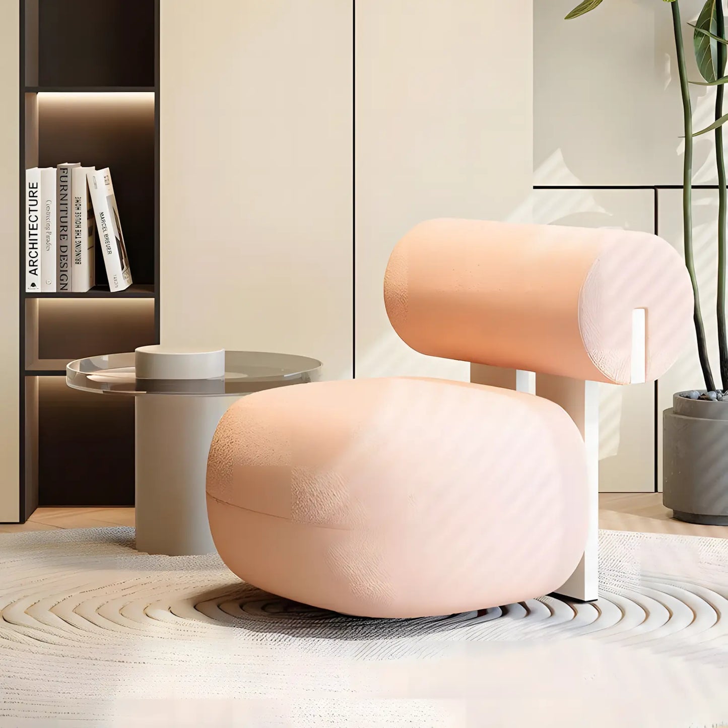 French Cream Wind Single Sofa Chair