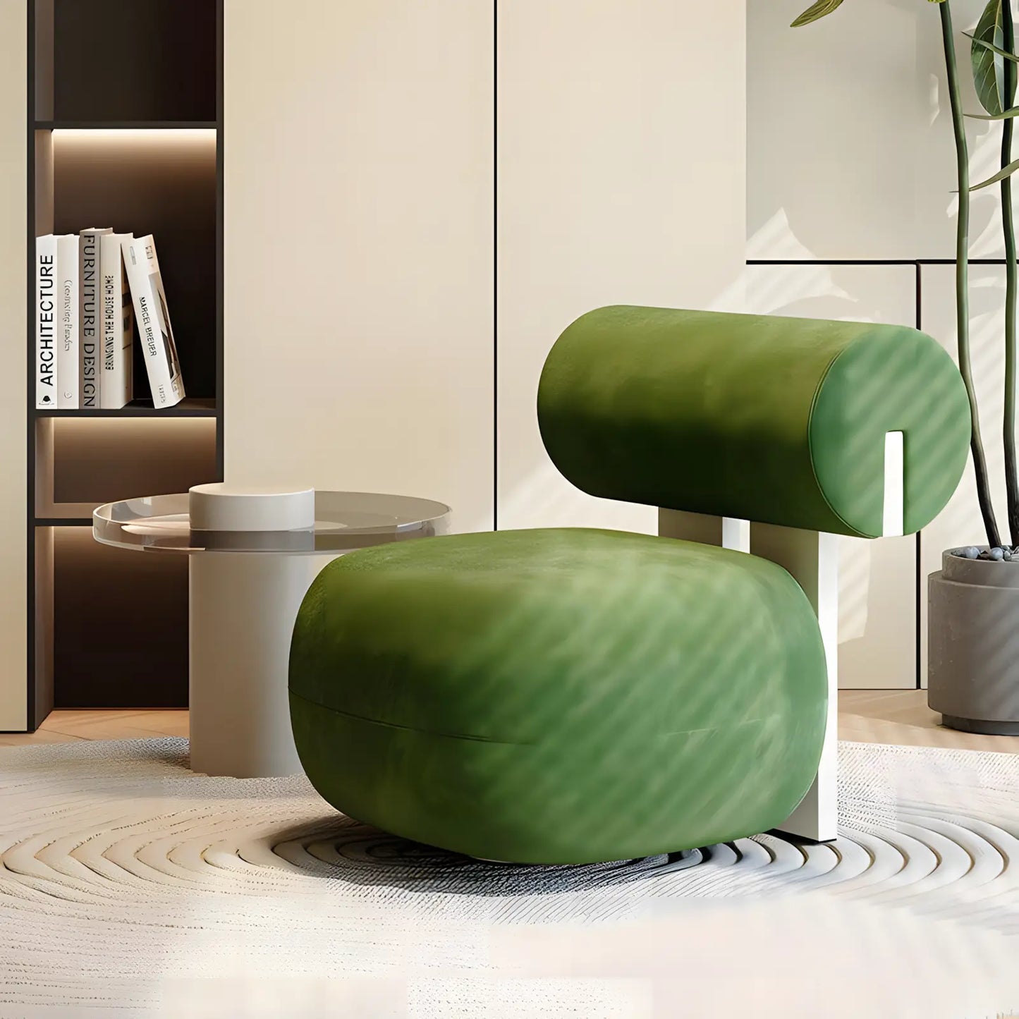 French Cream Wind Single Sofa Chair