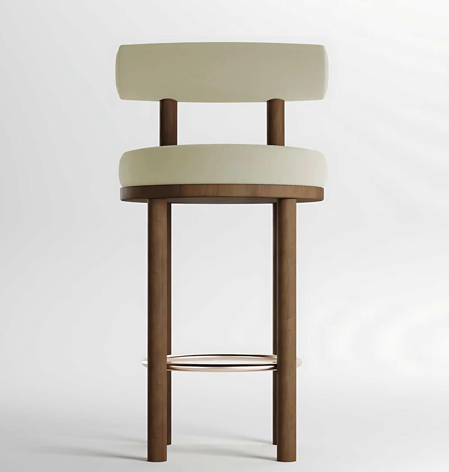 Luxury Design Solid Wood Frame Counter Stools High Chair