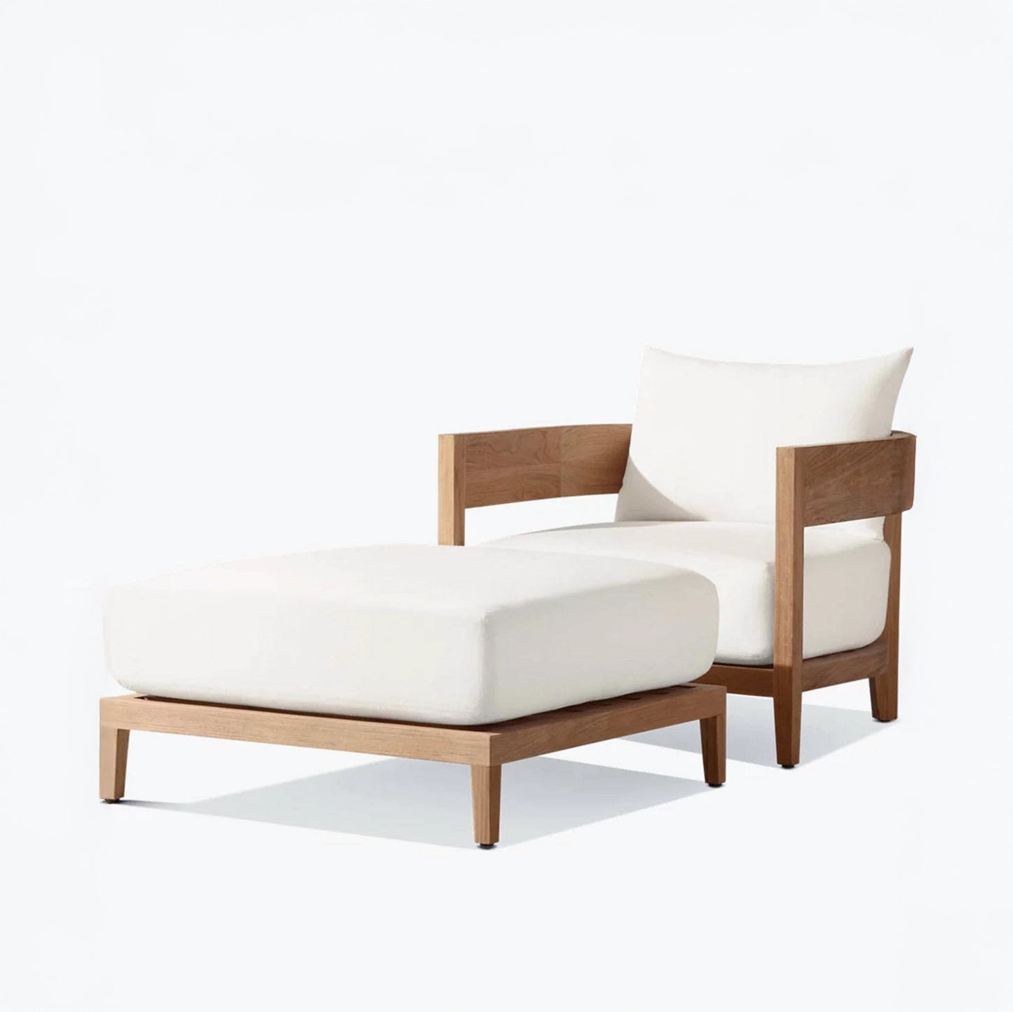 Nuvor Teak Ottoman