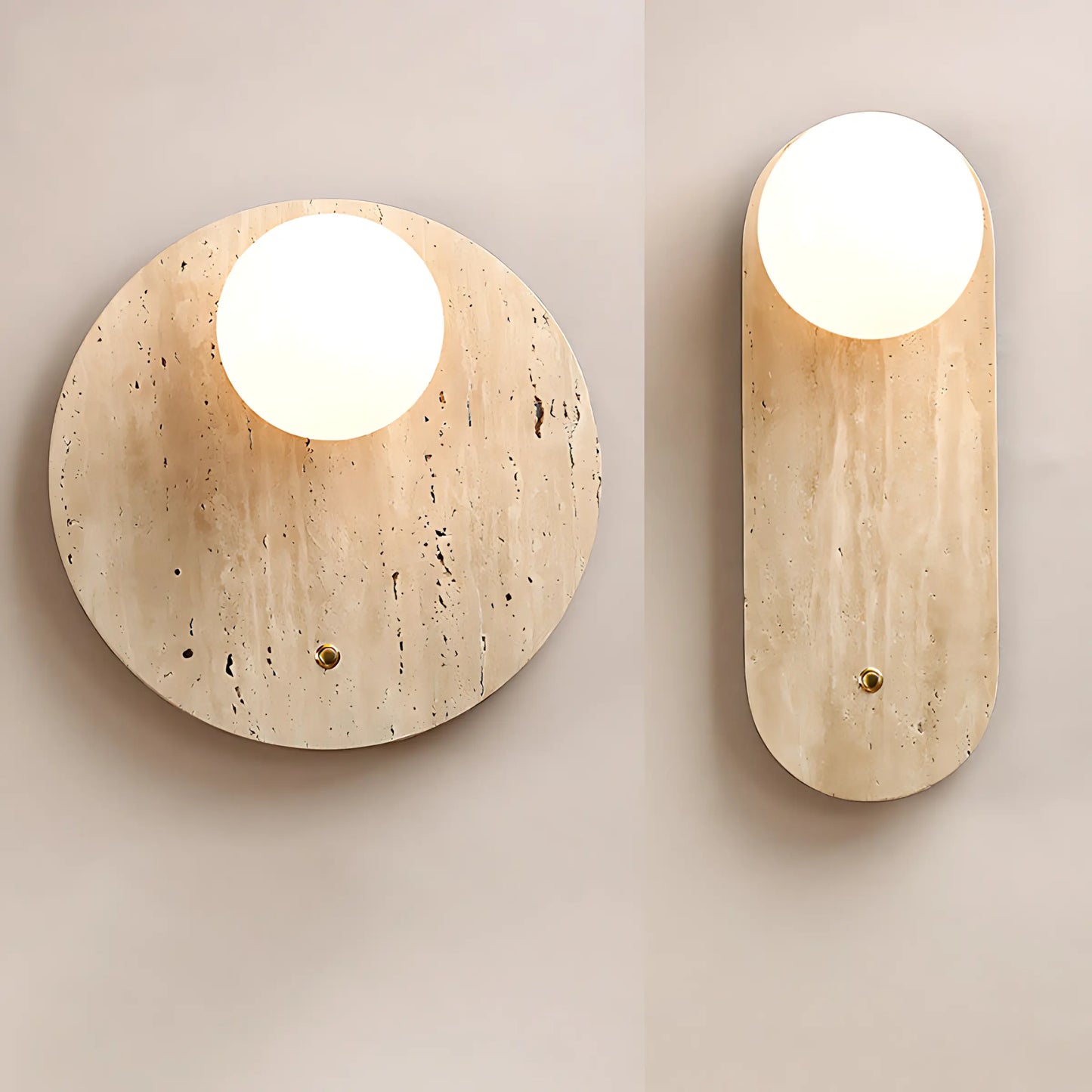 Travertino Wall Sconce