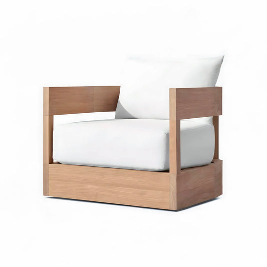 Nuvor Teak Sofa Swivel Lounge Chair