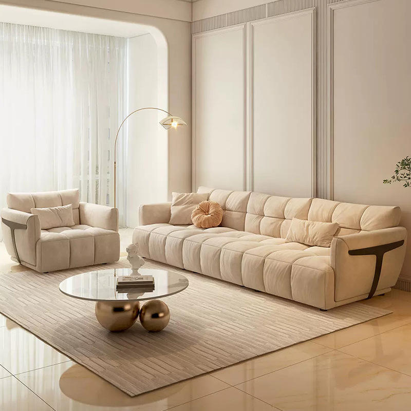Italian Minimalist Fabric Sofa