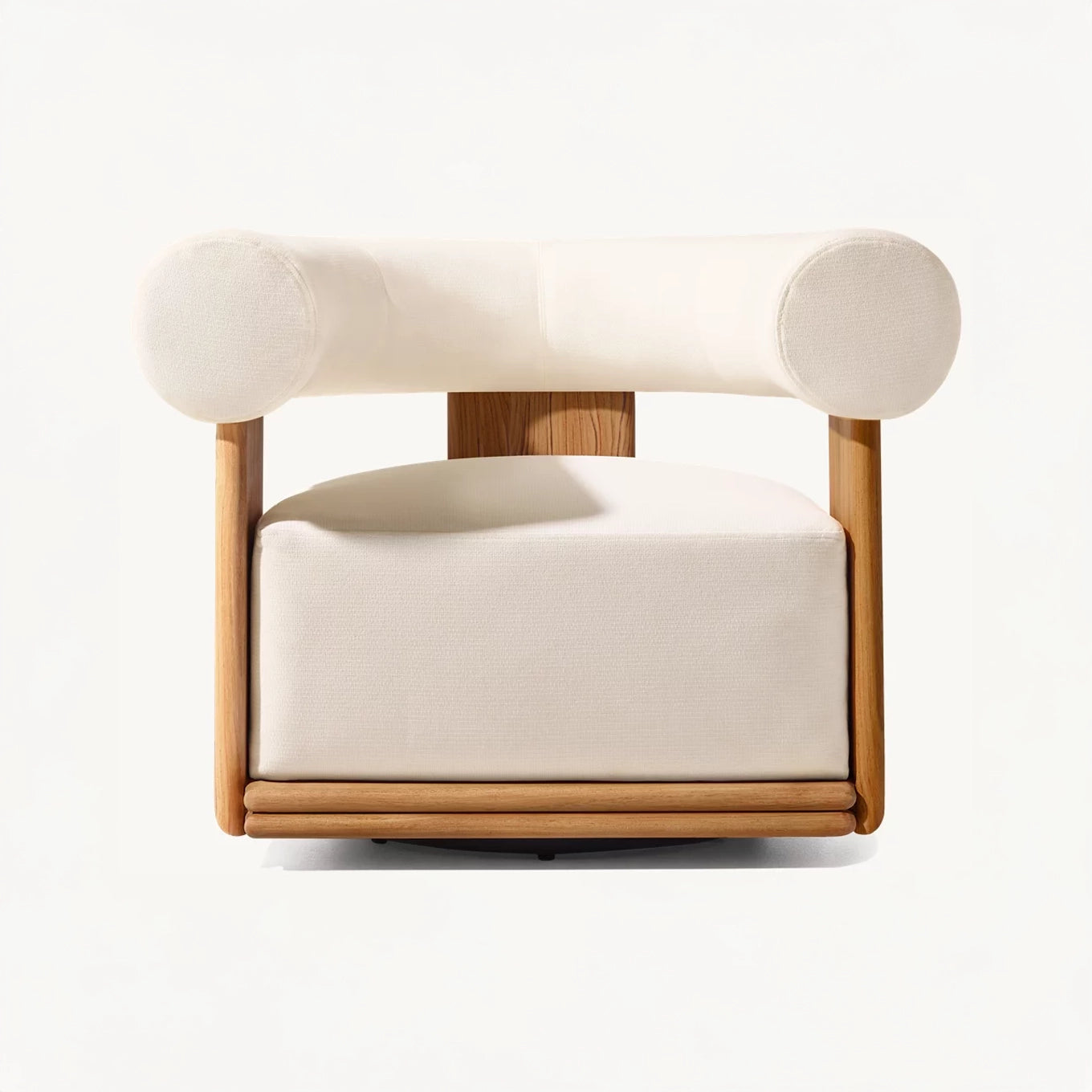 Veyra Teak Swivel Lounge Chair