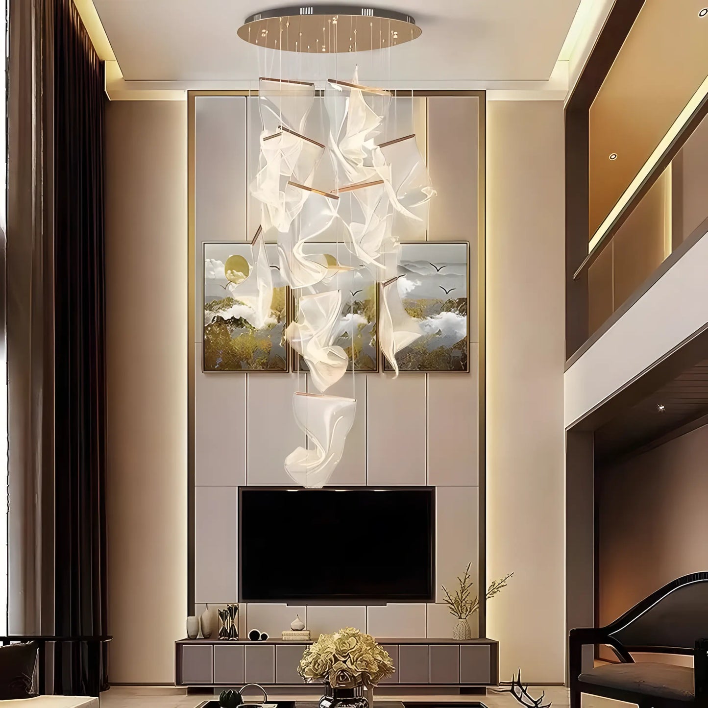 Modern Acrylic Led Chandelier Lustre Fixture