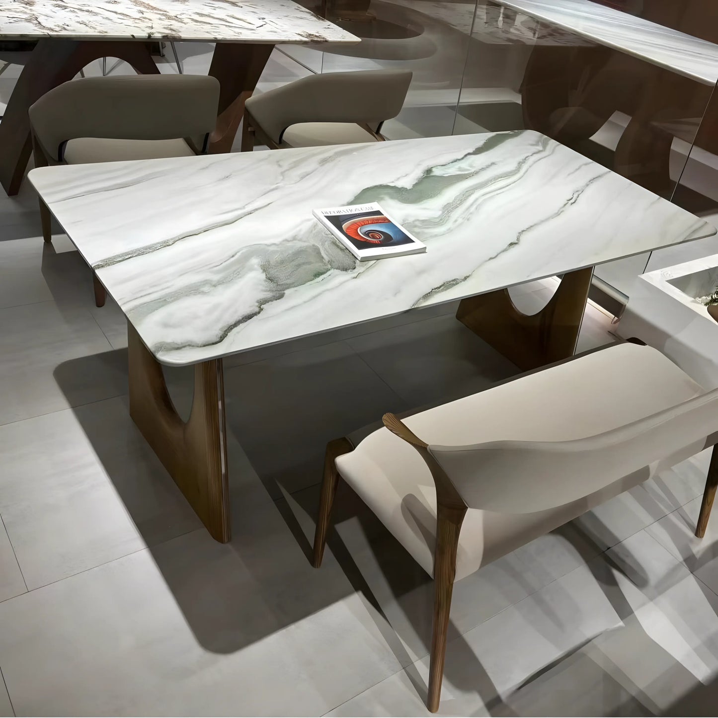 Northern Europe Supercrystalline Stone Modern Dining Table