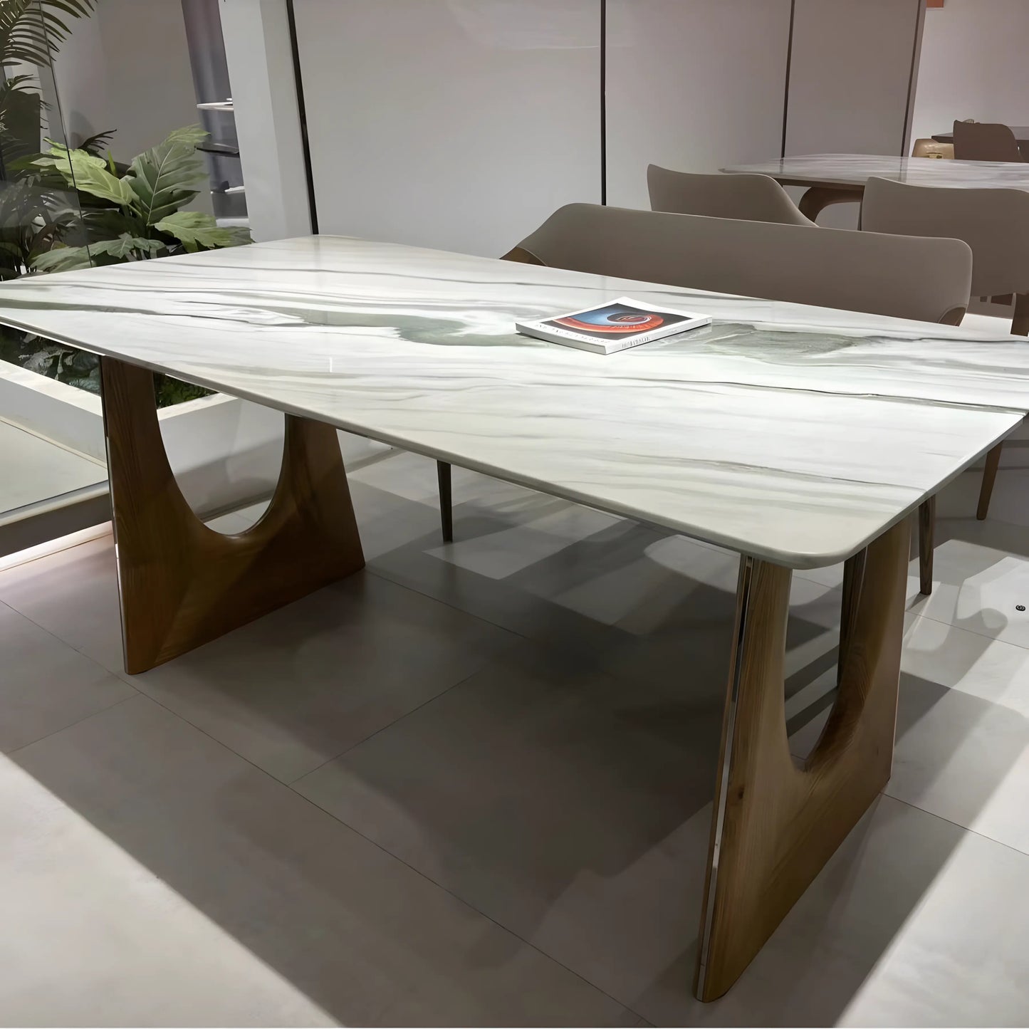 Northern Europe Supercrystalline Stone Modern Dining Table