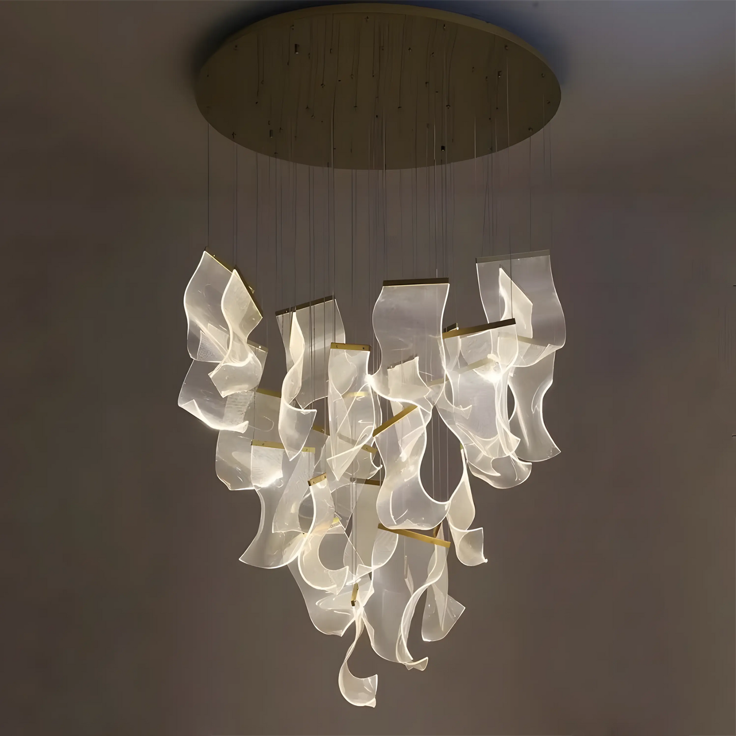 Modern Acrylic Led Chandelier Lustre Fixture