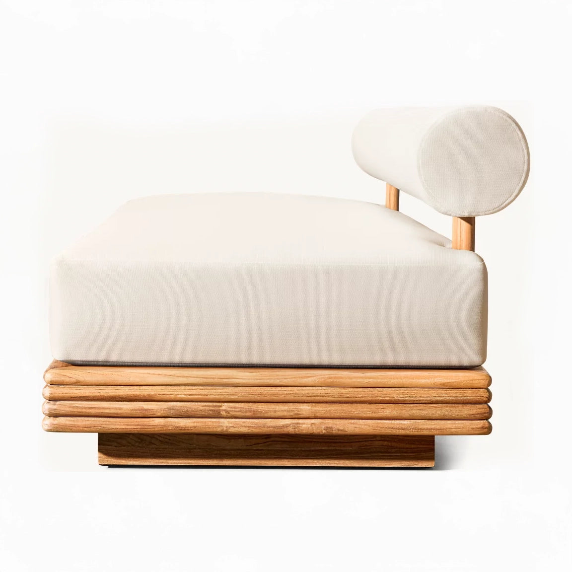Veyra Teak Armless Sofa