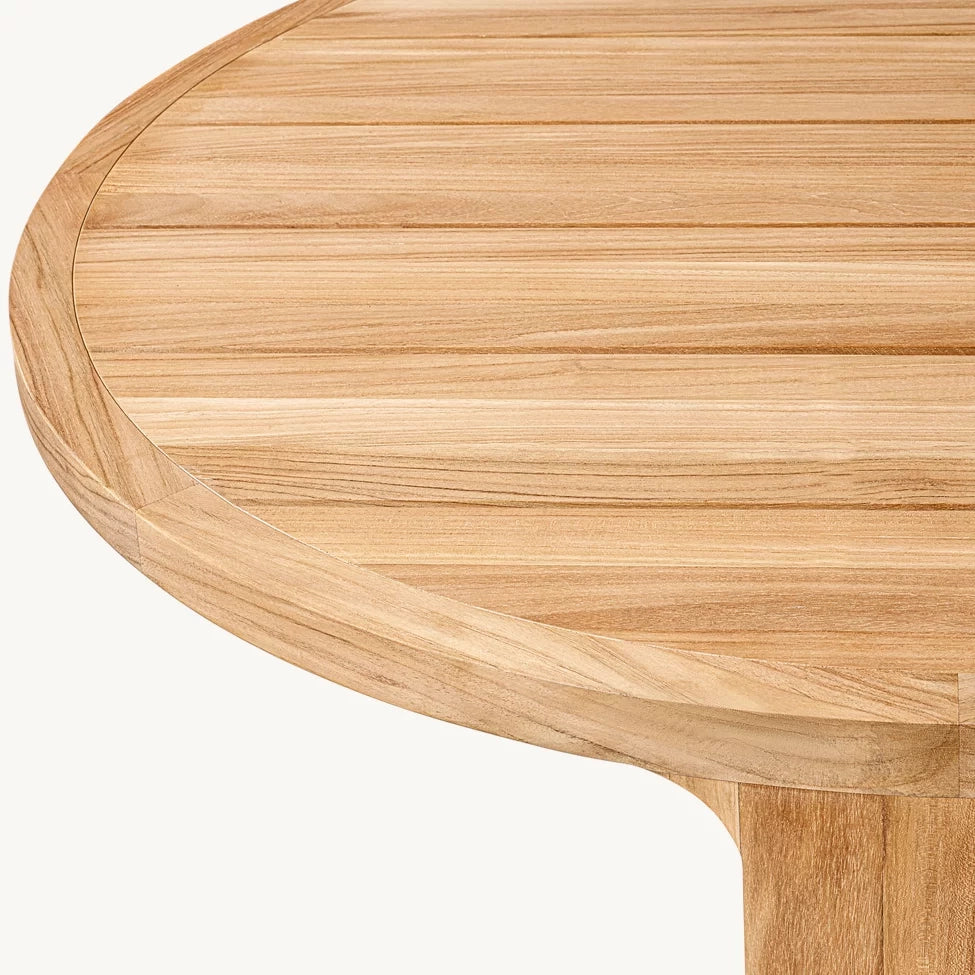 Caelen Teak Round Coffee Table