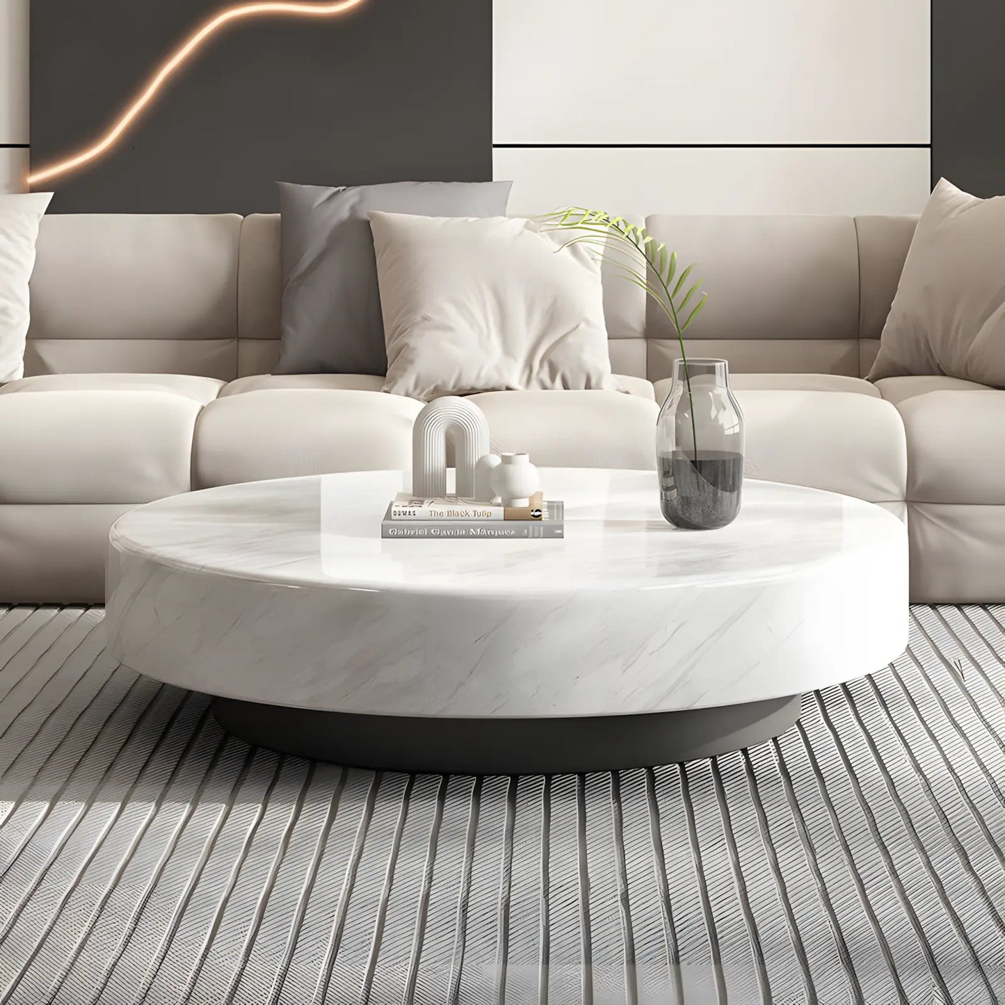 Simple Marble Coffee Table