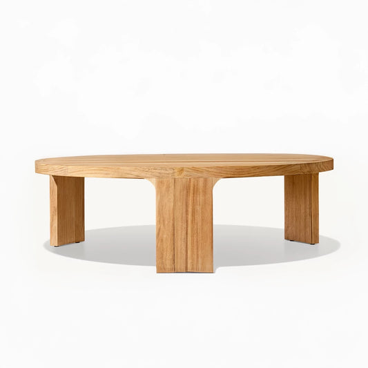 Caelen Teak Round Coffee Table