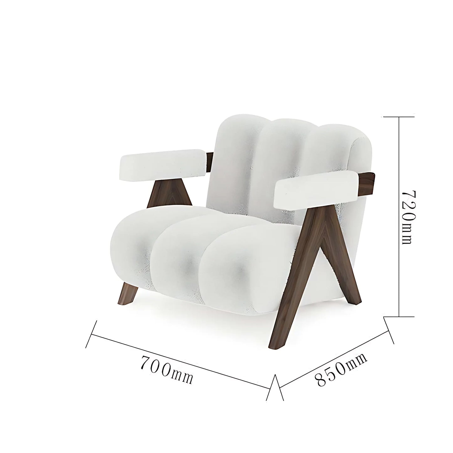 Fabric Upholstered Leisure Chair Lounge Chair