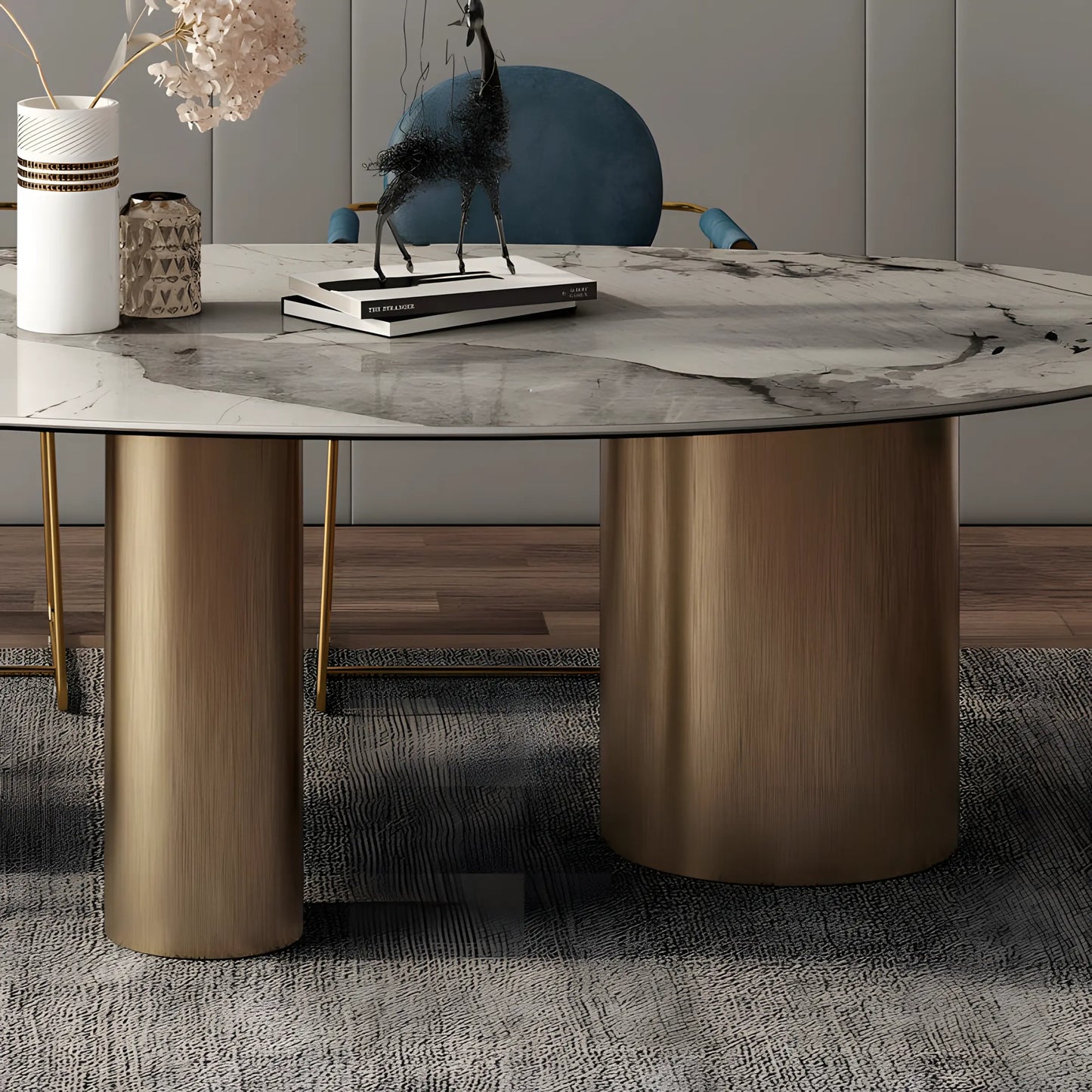 Italian Marble Rock Table