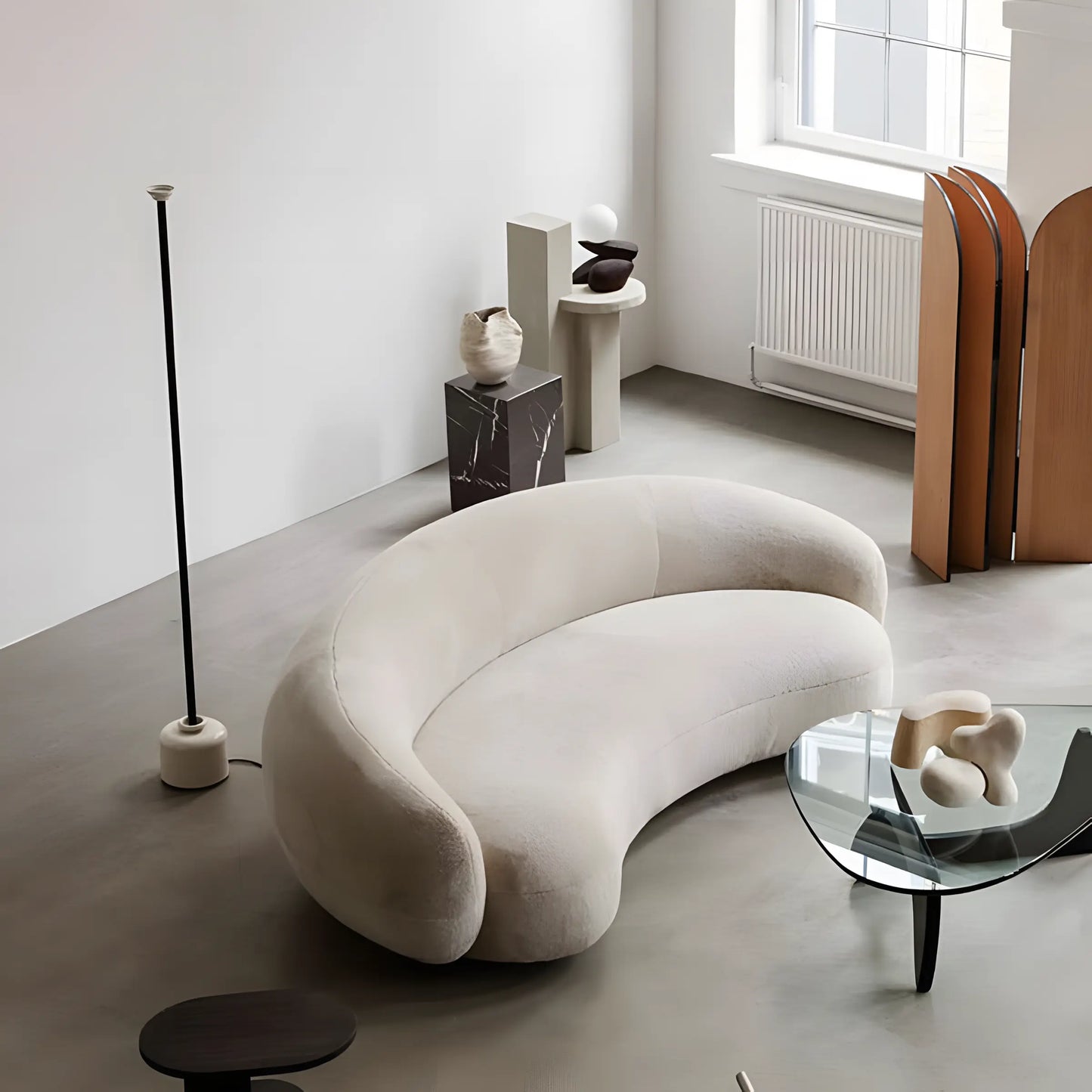 Luxury Modern Couch Curved Sofa for Living Room