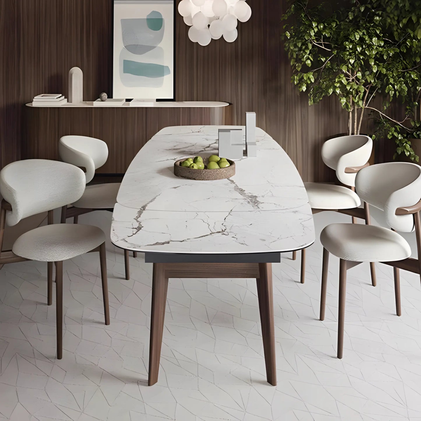 Modern Simple Solid Wood Dining Chair Nordic Light