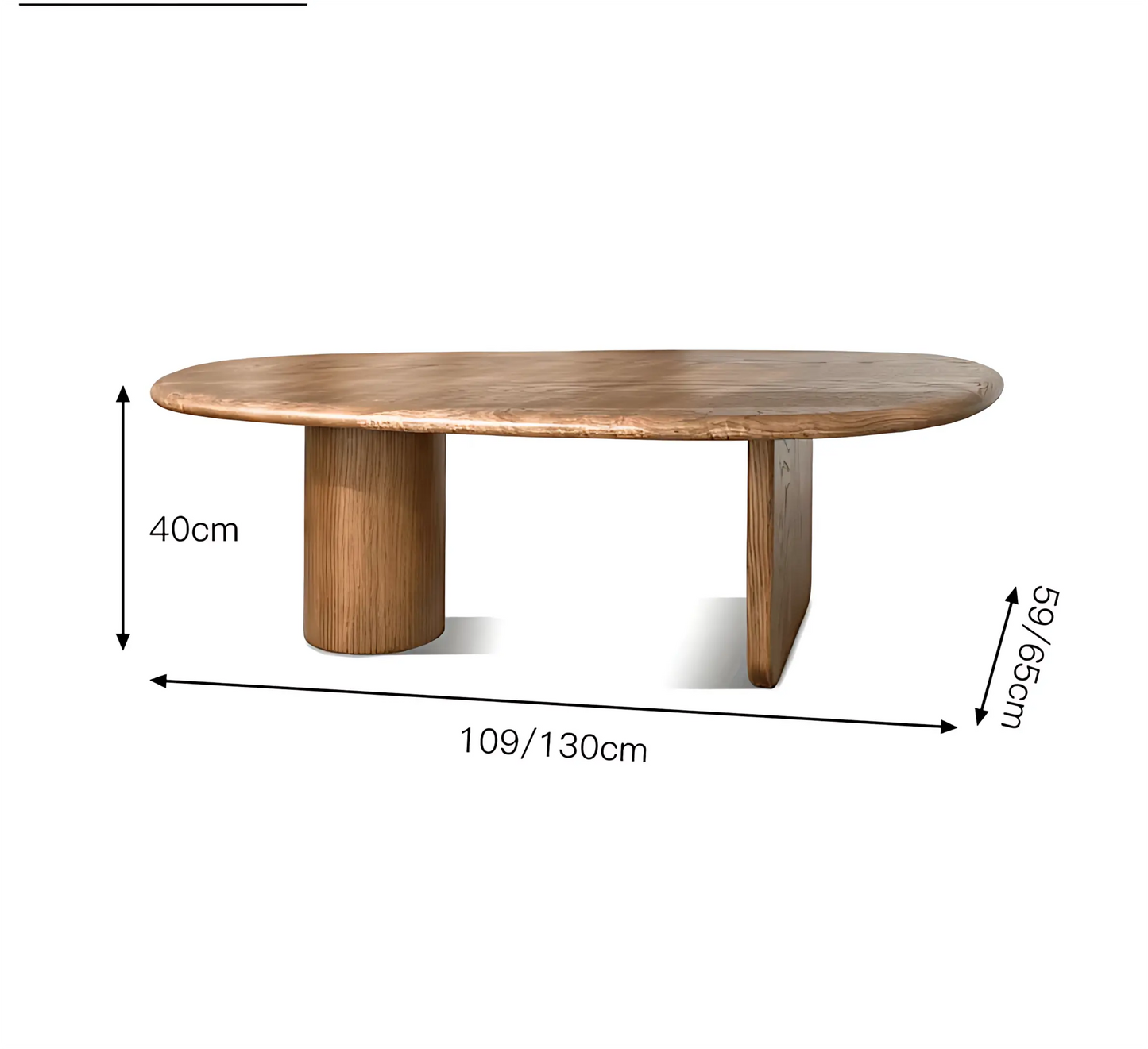 Simple Creativity Nordic Wood Coffee Table