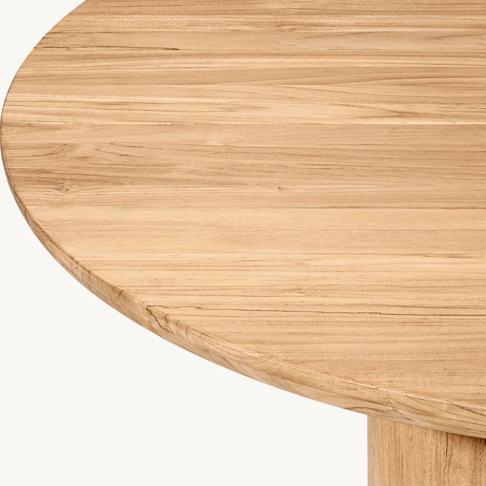 Teyric Teak Round Dining Table